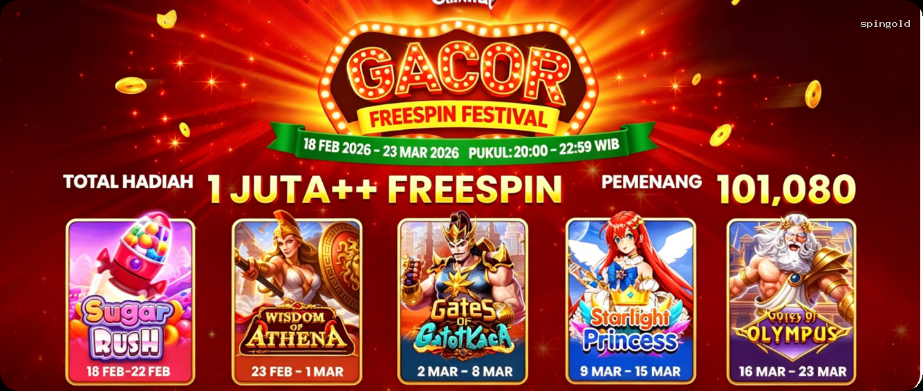 Login spingold Sekarang Bonus Melimpah